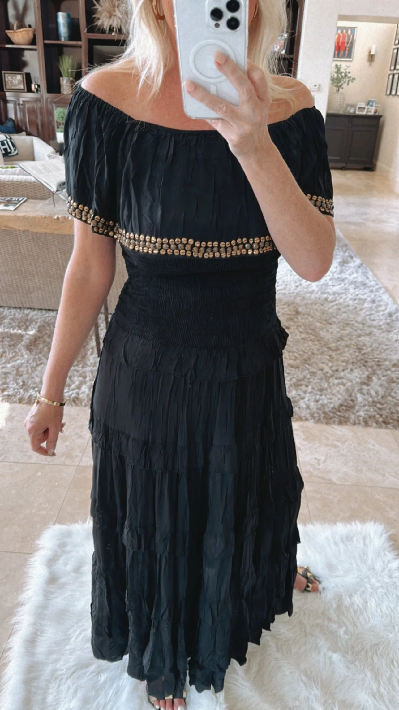 IN STOCK!! The "Tropez" Tiered Maxi Dress
