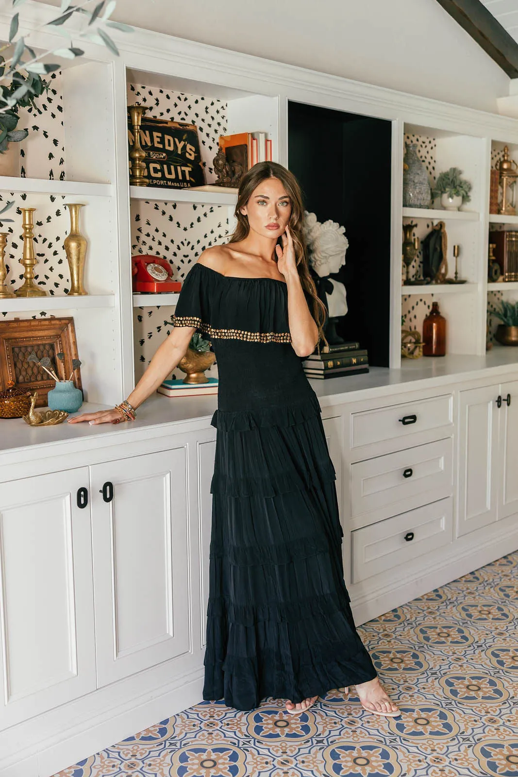 IN STOCK!! The "Tropez" Tiered Maxi Dress