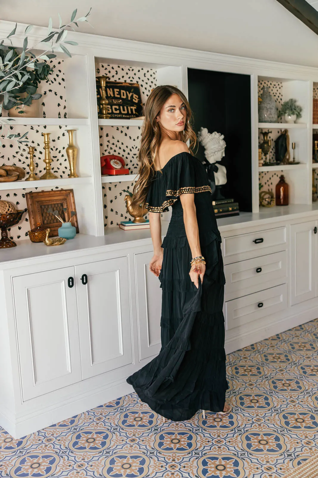 IN STOCK!! The "Tropez" Tiered Maxi Dress