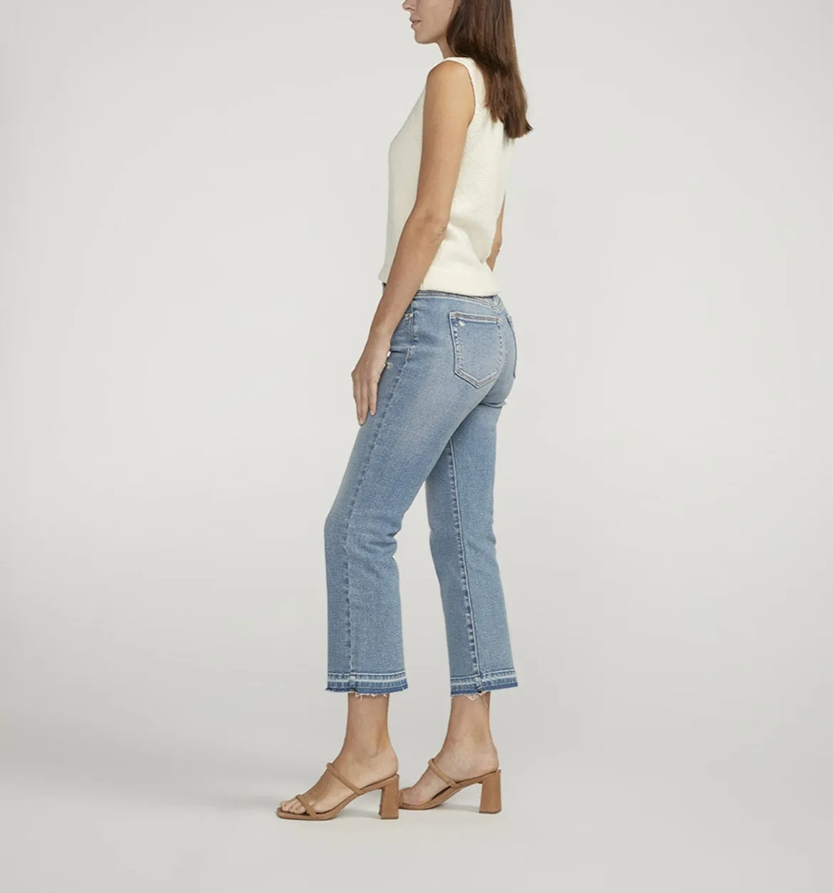 JAG Eloise Cropped Boot Jean - Blue Dust