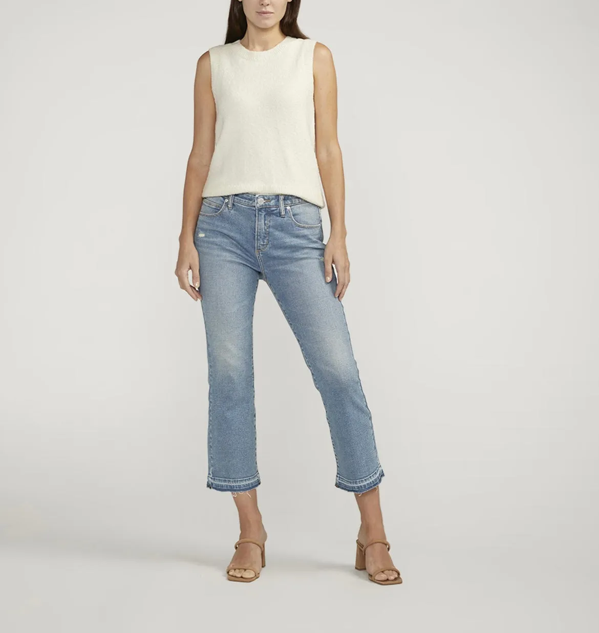 JAG Eloise Cropped Boot Jean - Blue Dust