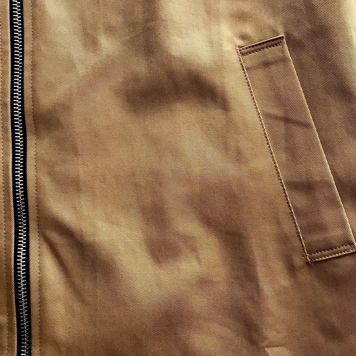 Kings Of NY Branded SLEEVES Camel Men's Long Twill Jacket