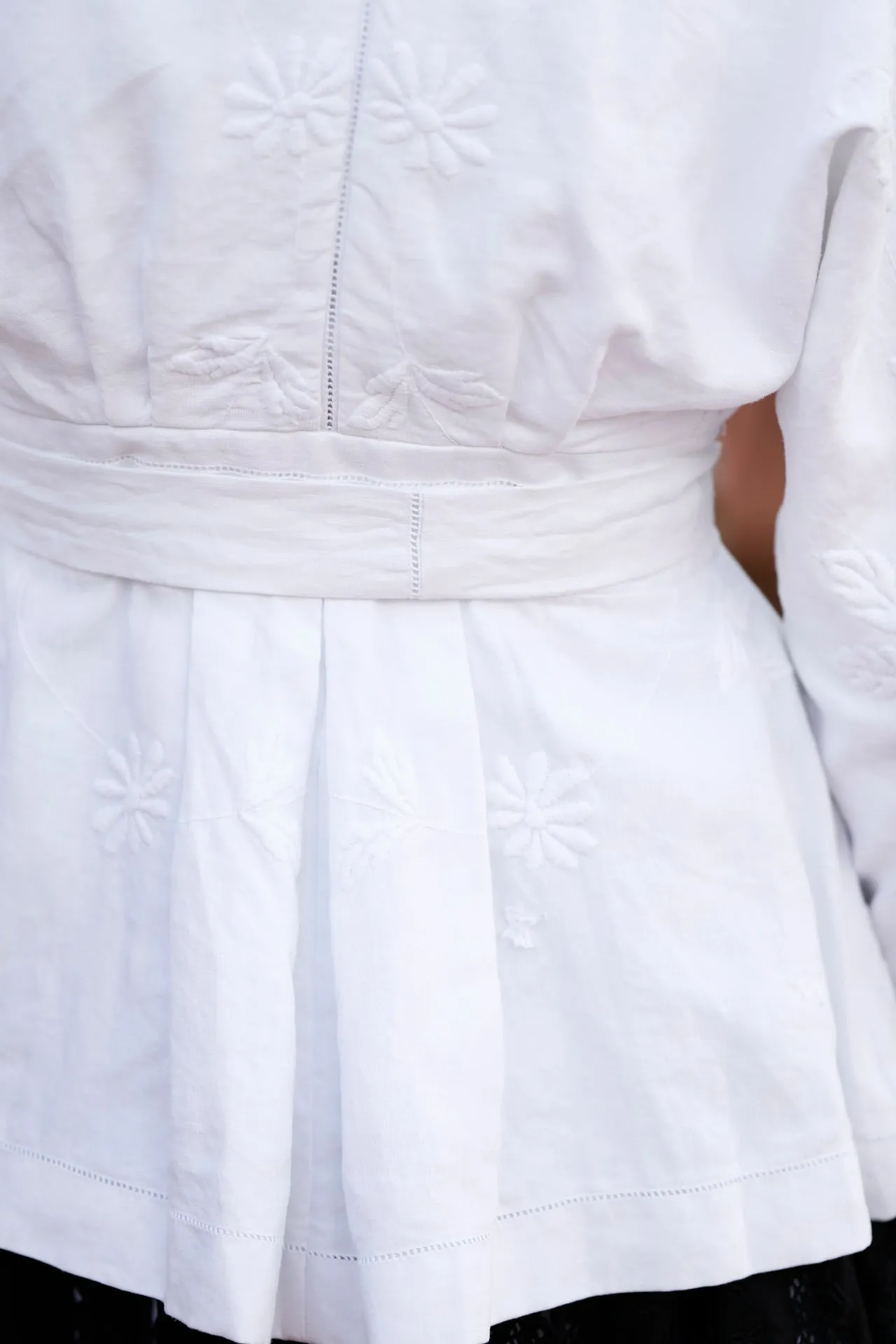 let it rain down on me white embroidery jacket