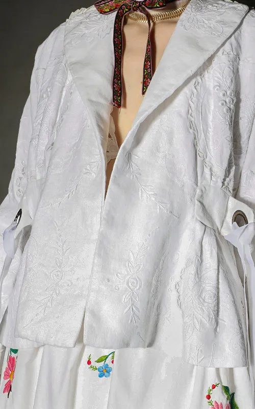 let it rain down on me white embroidery jacket