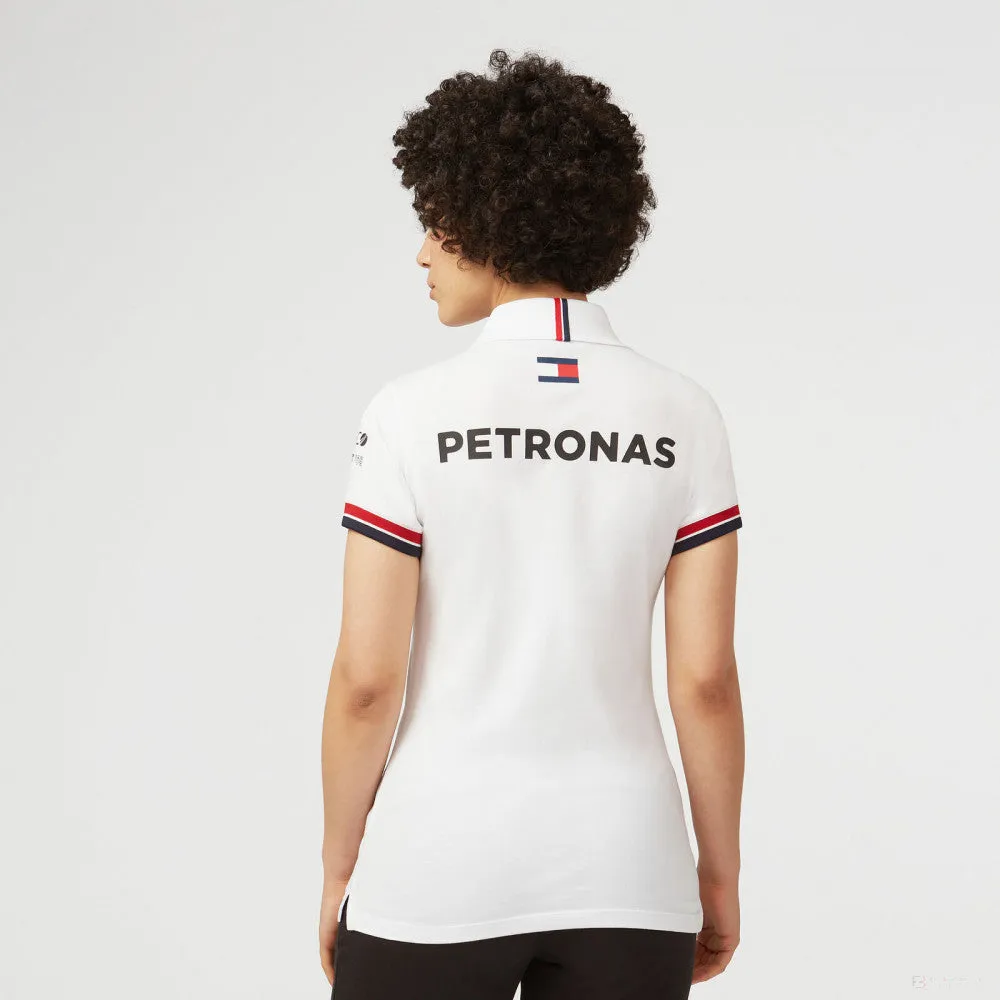 Mercedes Womens Polo, Team, White, 2022