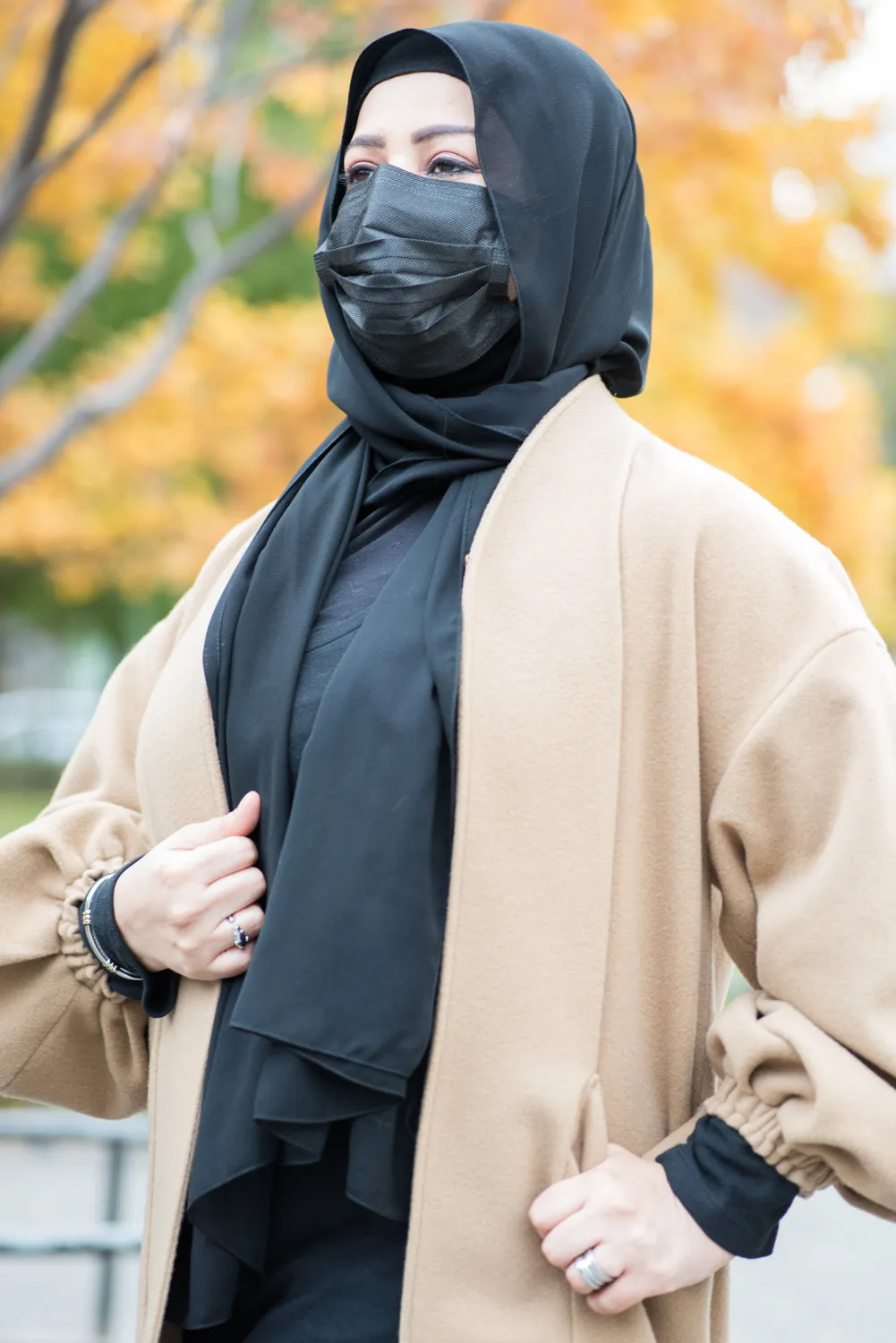 Oversized sustainable wool coat