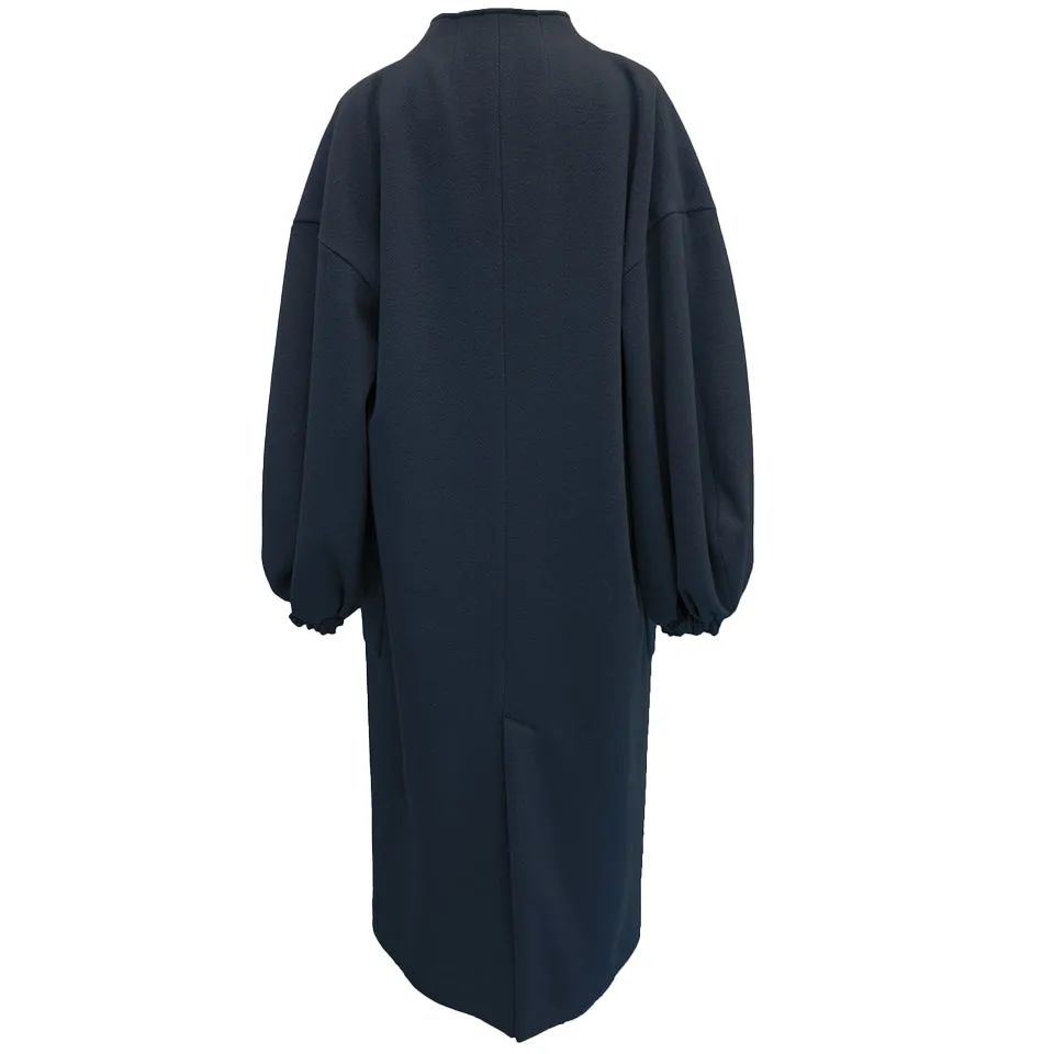 Oversized sustainable wool coat