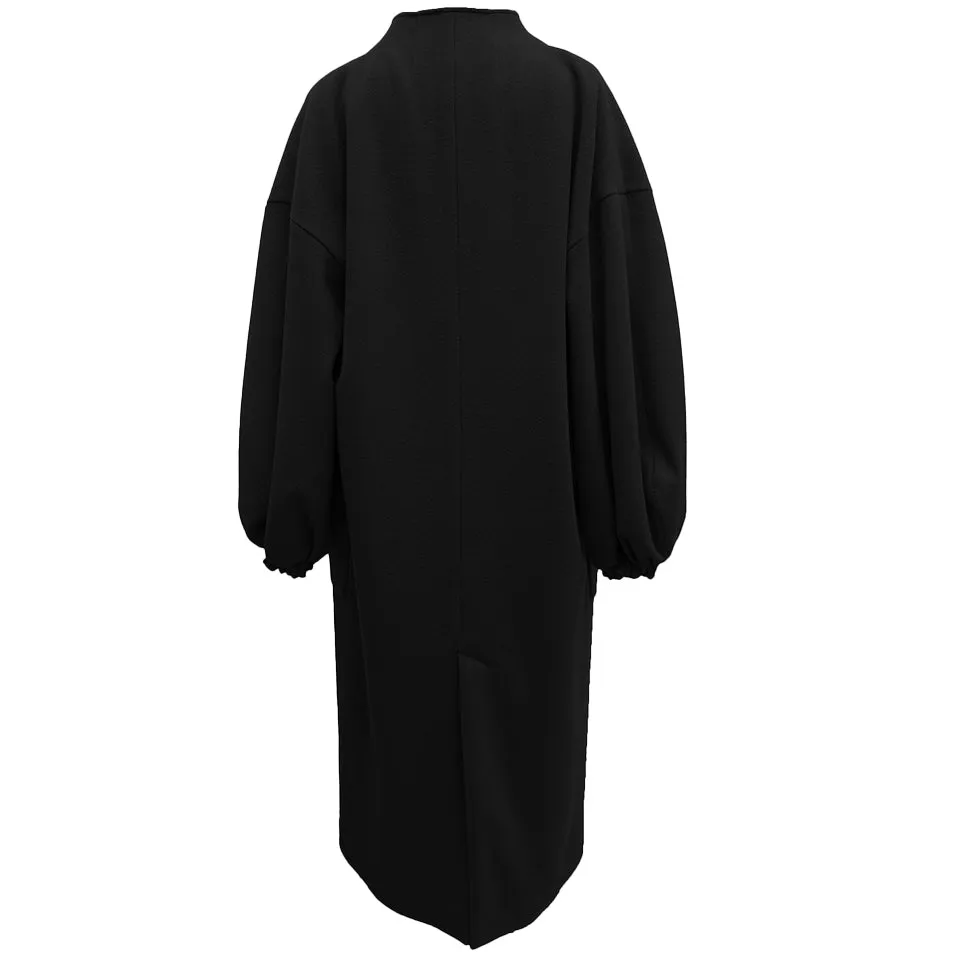 Oversized sustainable wool coat