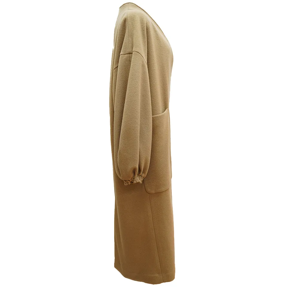 Oversized sustainable wool coat