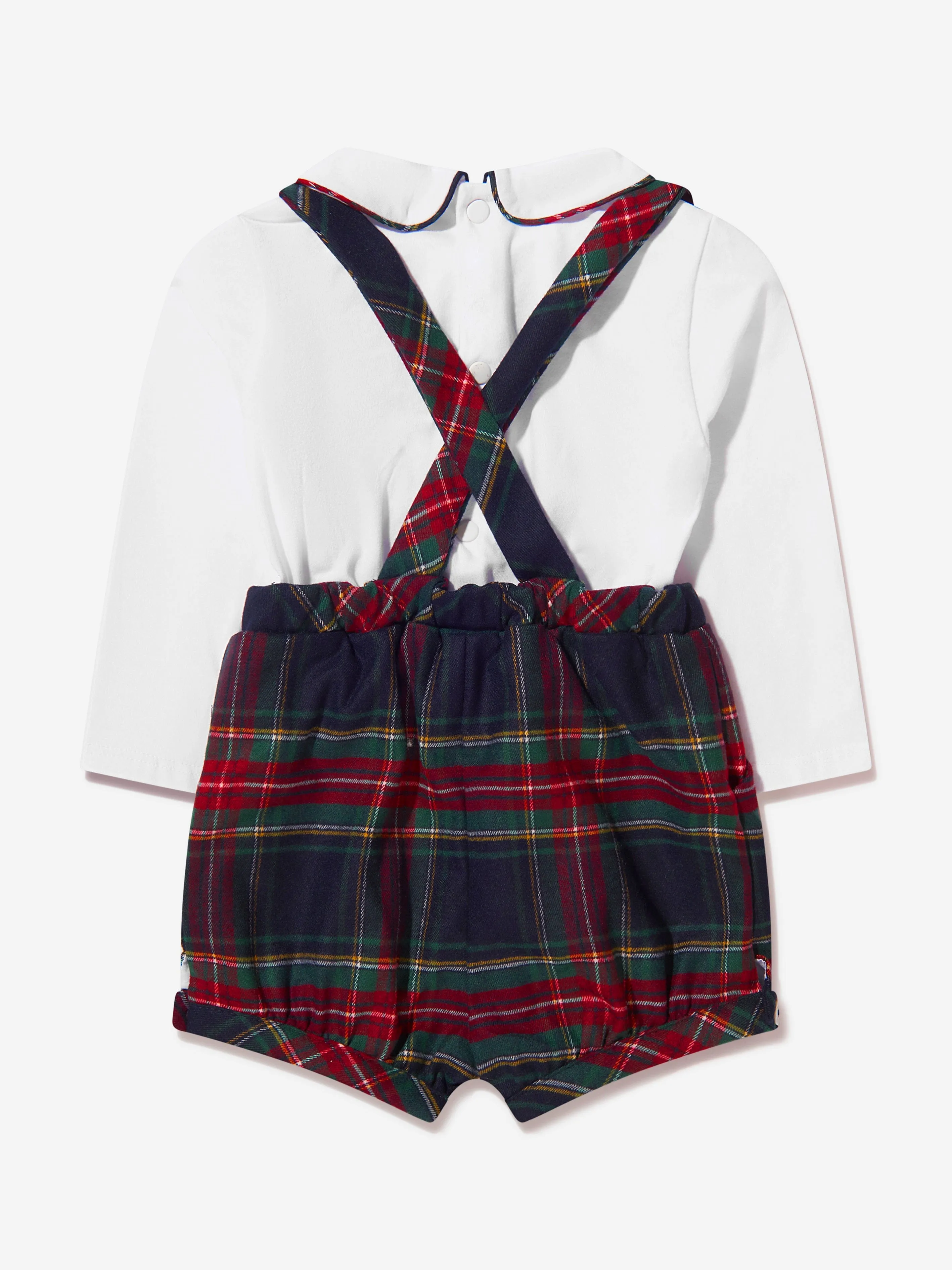 Patachou Baby Boys Tartan Romper