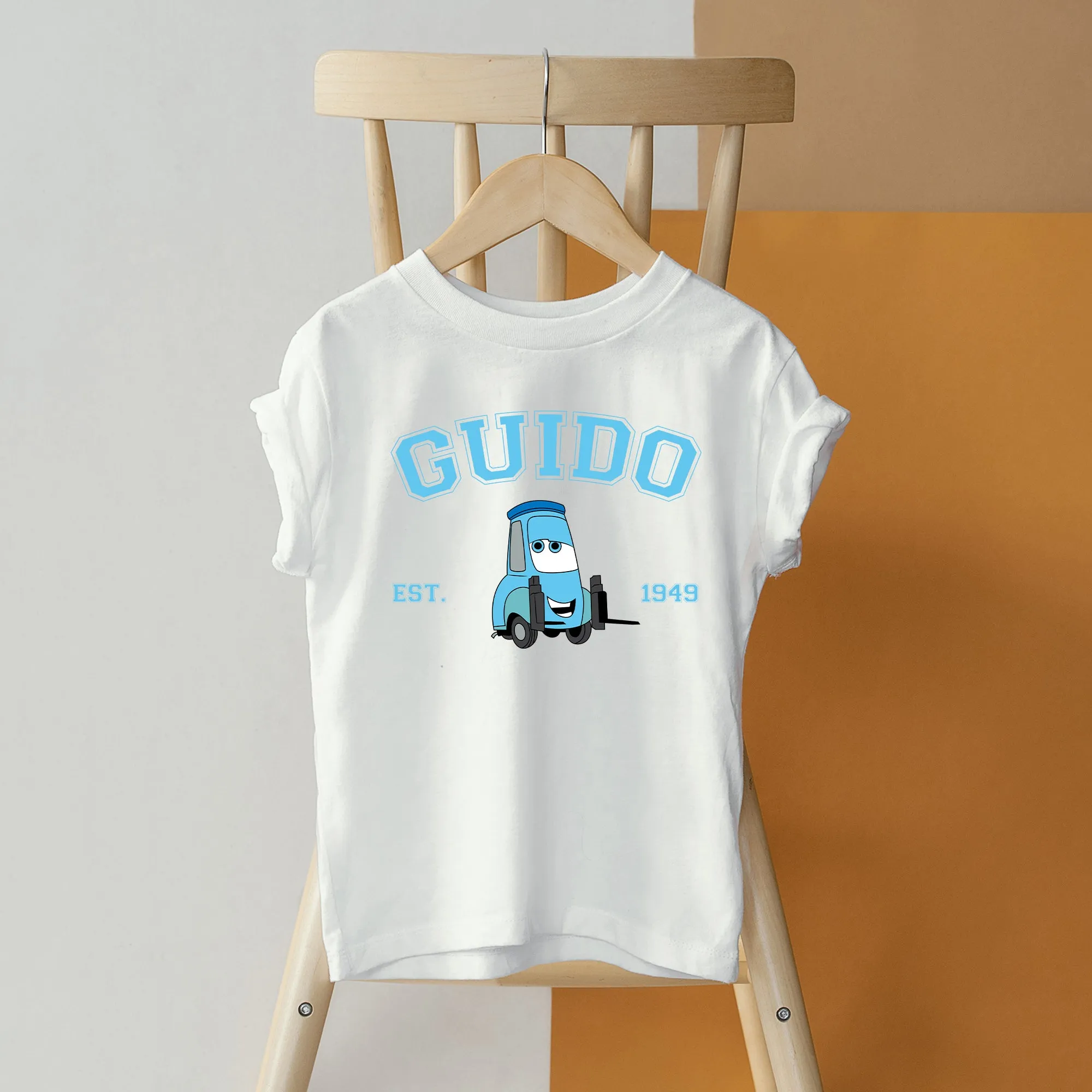 Personalized Disney Cars Guido Toddler T-shirt