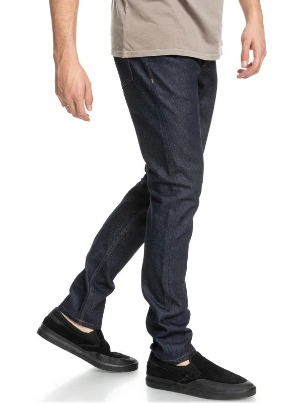 Quiksilver Mens Voodoo Surf Rinse Slim Fit Jeans - Rinse