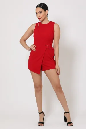 Red Fashion Romper