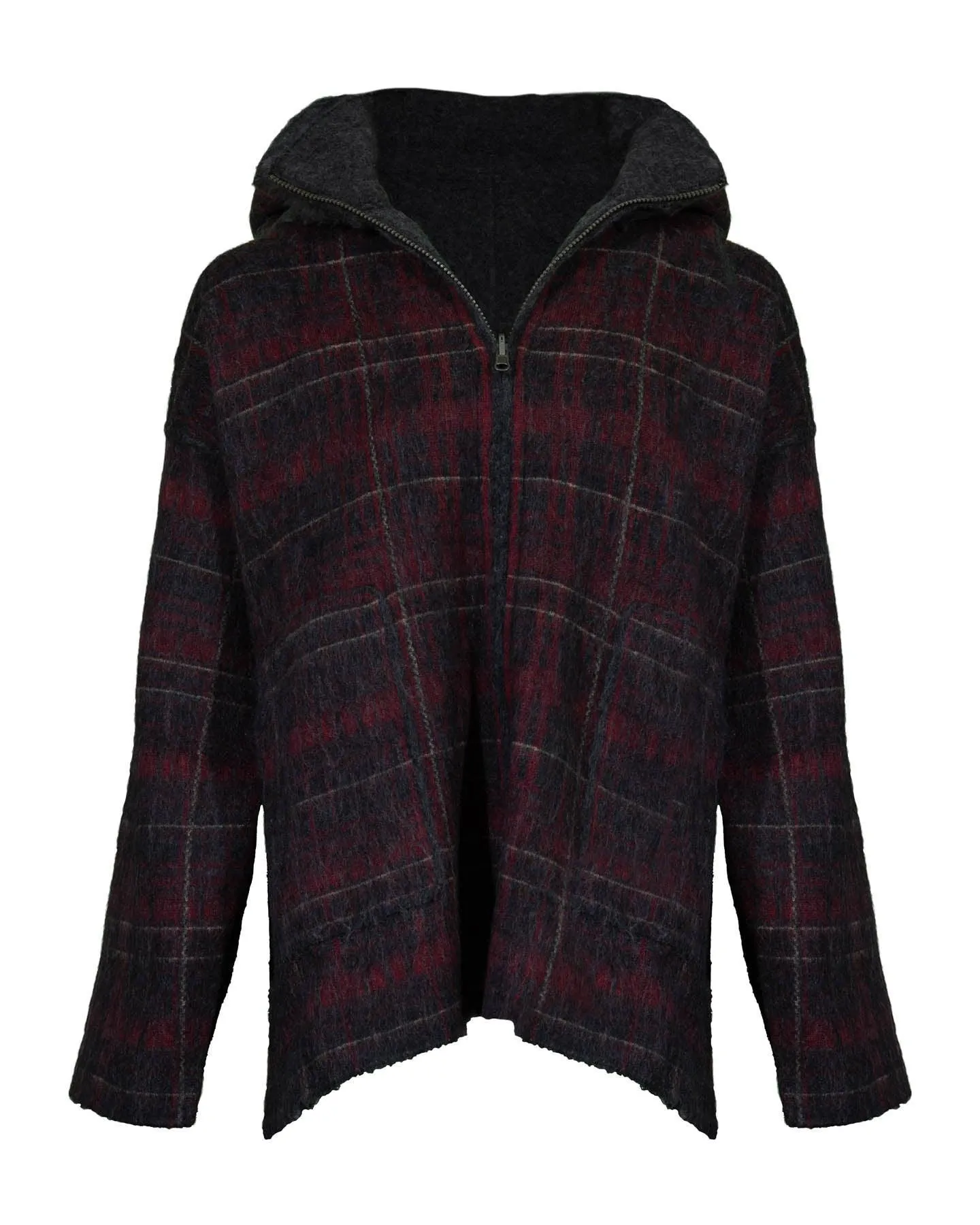 Reversible Knit Coat