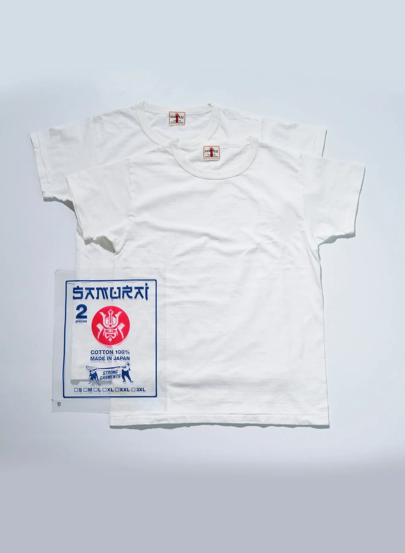 SJ2PST-CREW 無地クルーネック2パックTシャツ