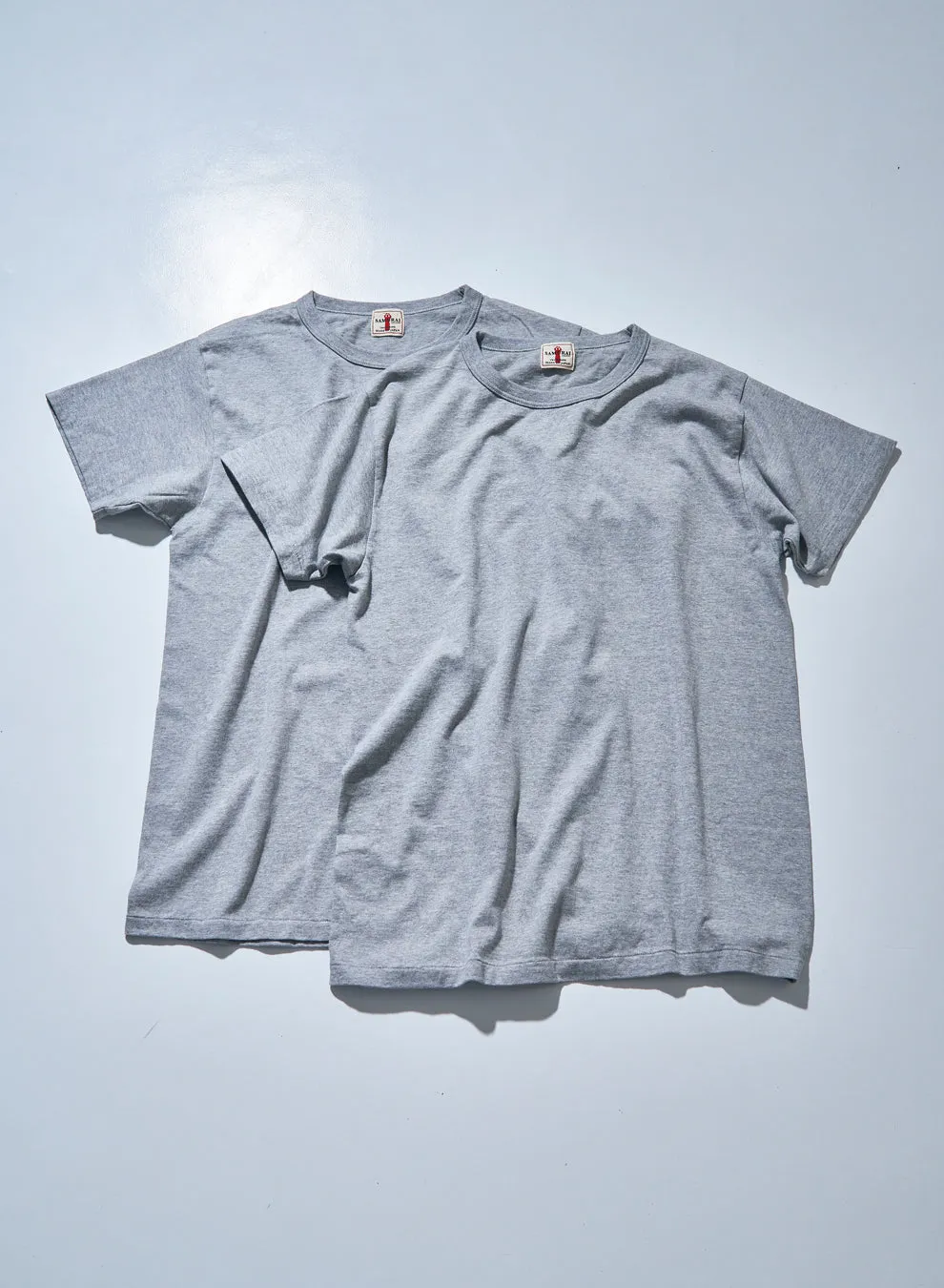 SJ2PST-CREW 無地クルーネック2パックTシャツ