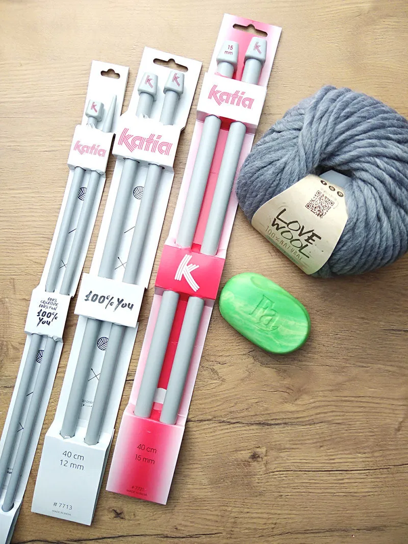 STRICK-BOX mit Love Wool von KATIA und Strickanleitung für einen Wohlfühl - Pullover