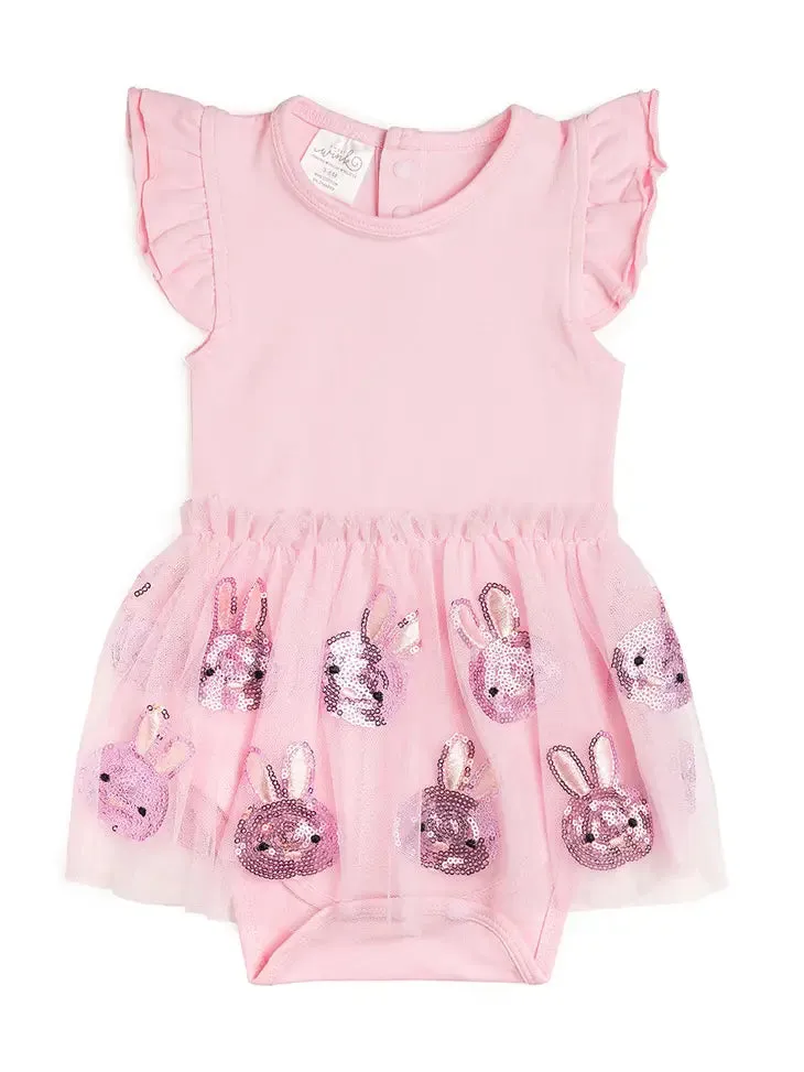 SWE Easter Bunny Tutu Bodysuit Dress