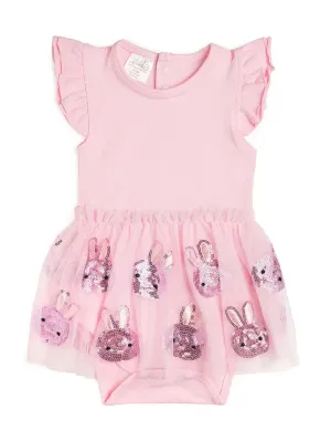 SWE Easter Bunny Tutu Bodysuit Dress