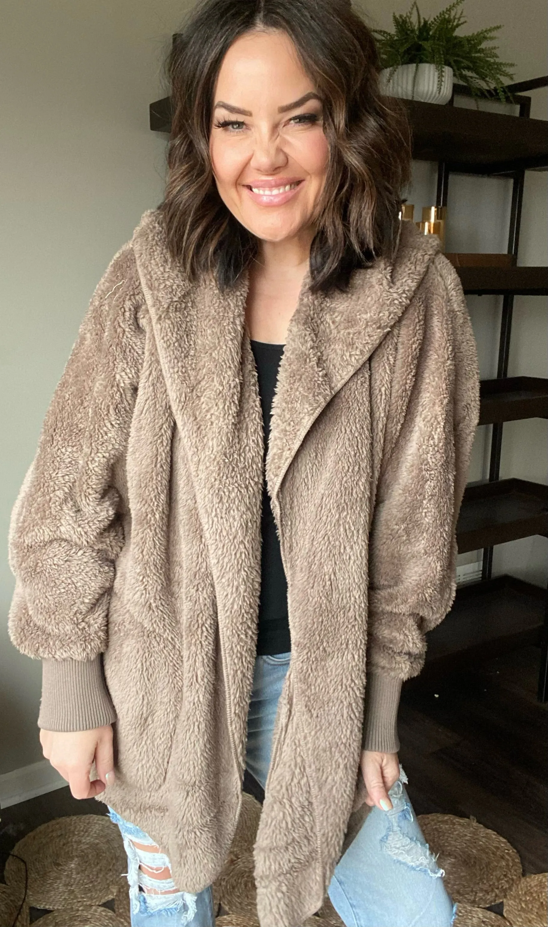 Teddy Fleece Jacket - Ash {Pre-Order}