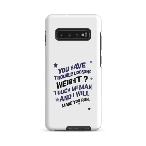 TOUCH MI MAN - Tough case for Samsung - Jamaican phone case, Customized Jamaican phone case, funny Jamaican phone case