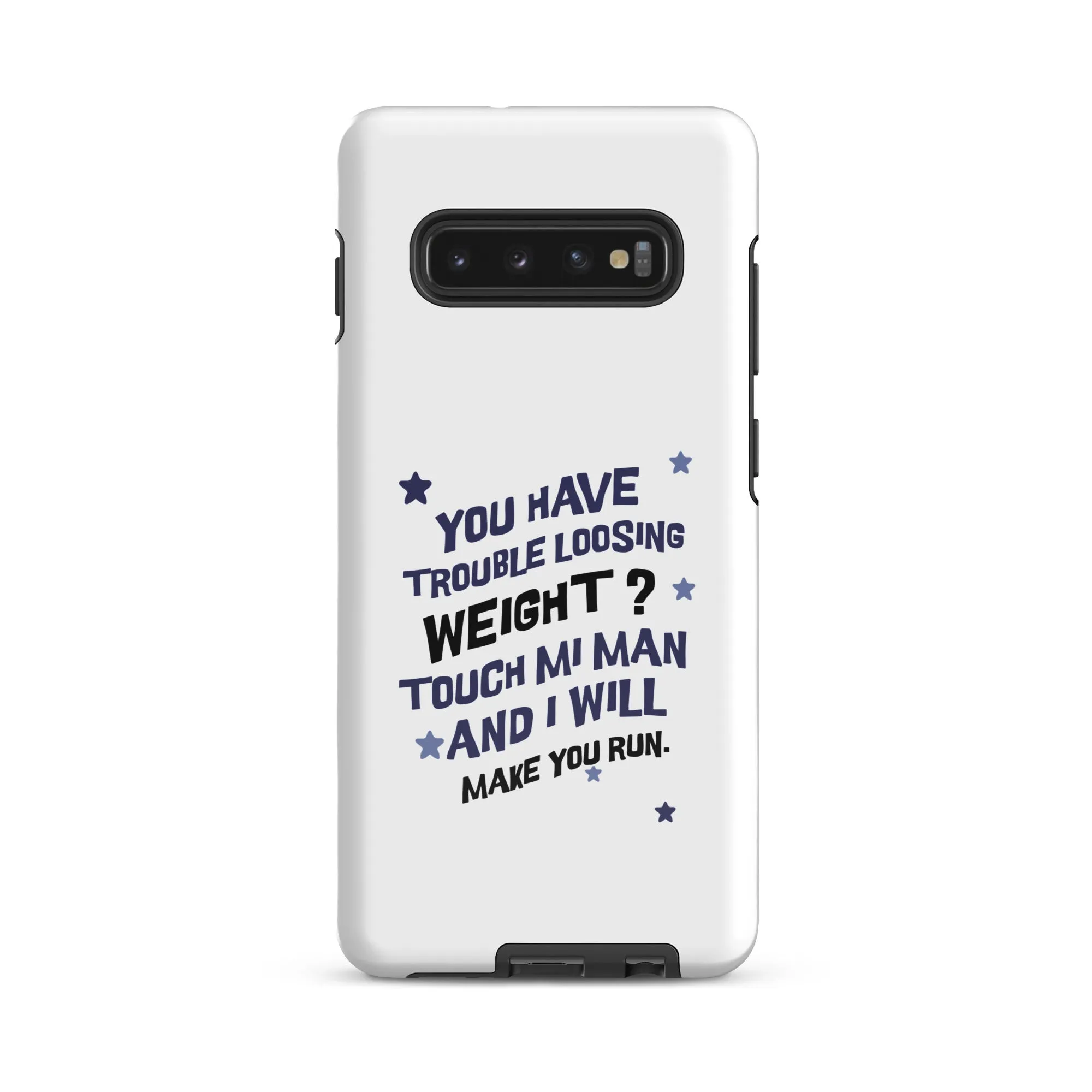 TOUCH MI MAN - Tough case for Samsung - Jamaican phone case, Customized Jamaican phone case, funny Jamaican phone case