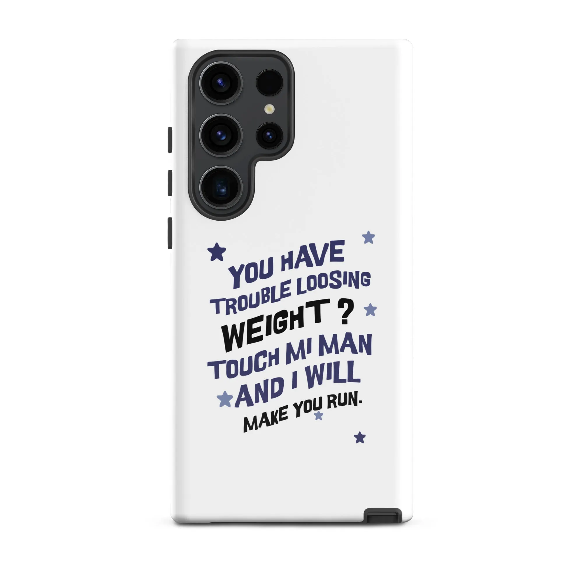 TOUCH MI MAN - Tough case for Samsung - Jamaican phone case, Customized Jamaican phone case, funny Jamaican phone case