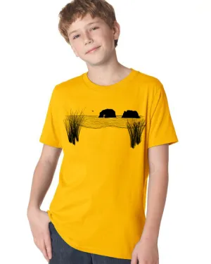 Twin Rocks T-Shirt - Toddler & Youth Gold