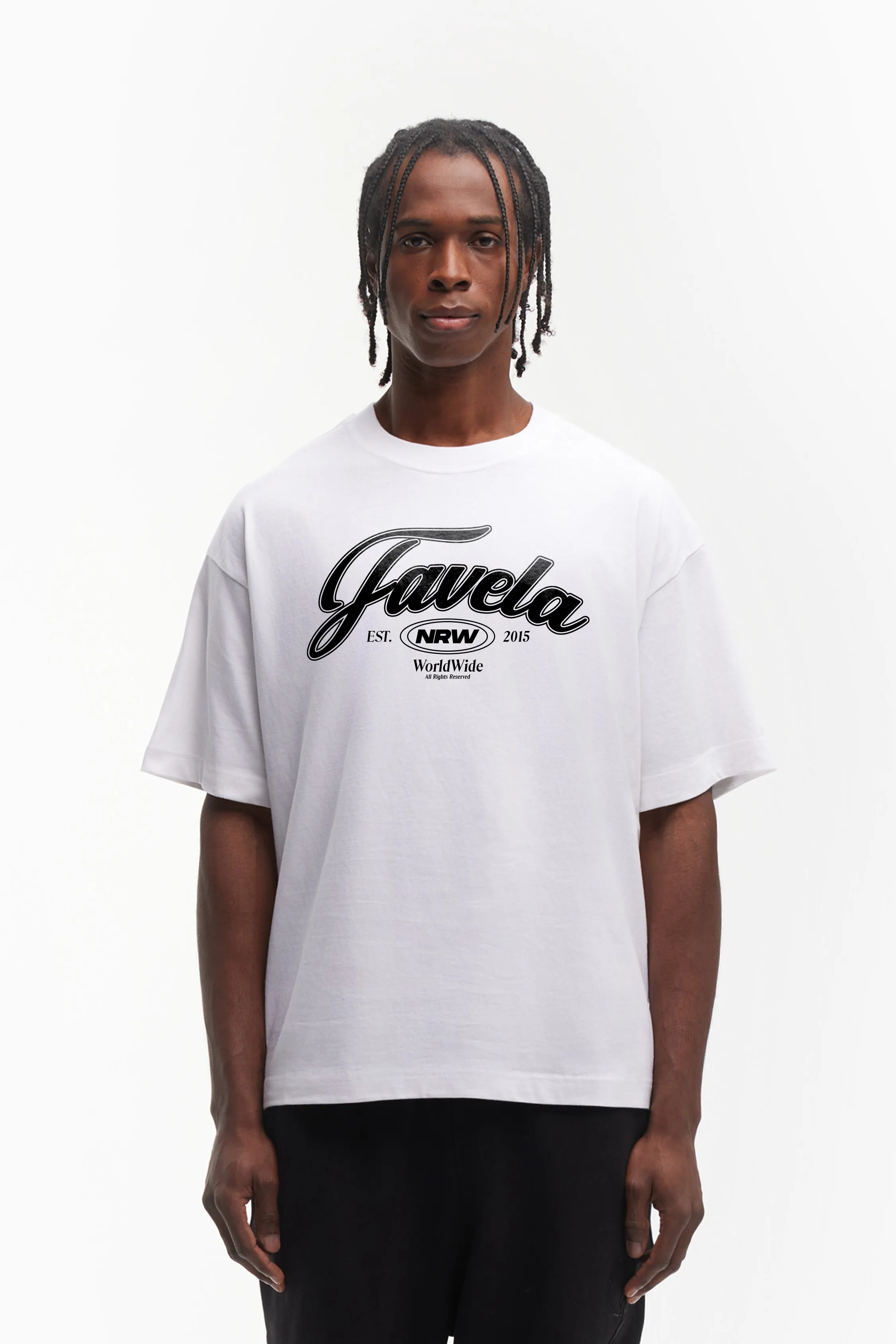 %WW WHITE OVERZISED T-SHIRT%